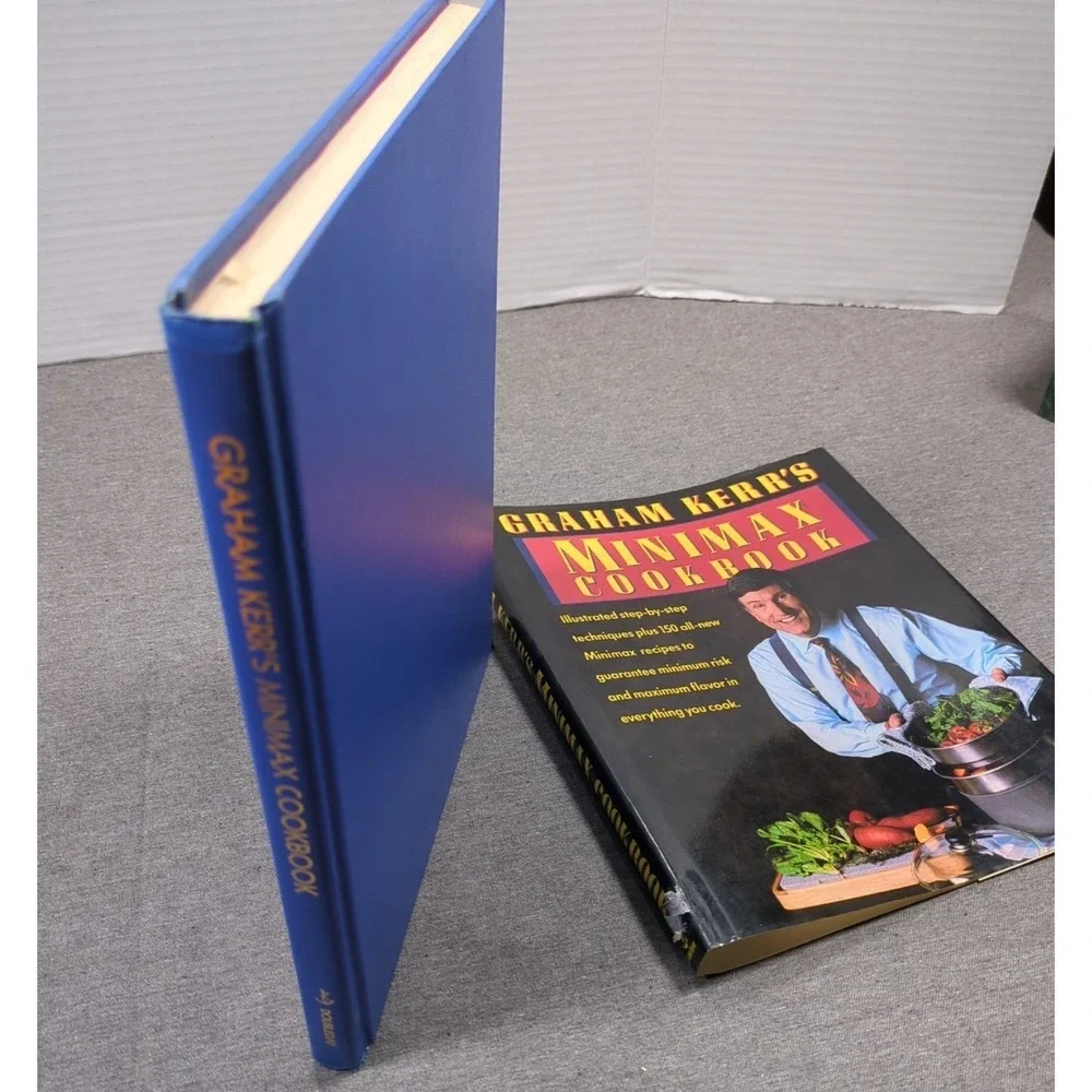 Graham Kerr's Minimax Cookbook 1992‎ Vintage Doubleday Hardcover - VERY GOOD